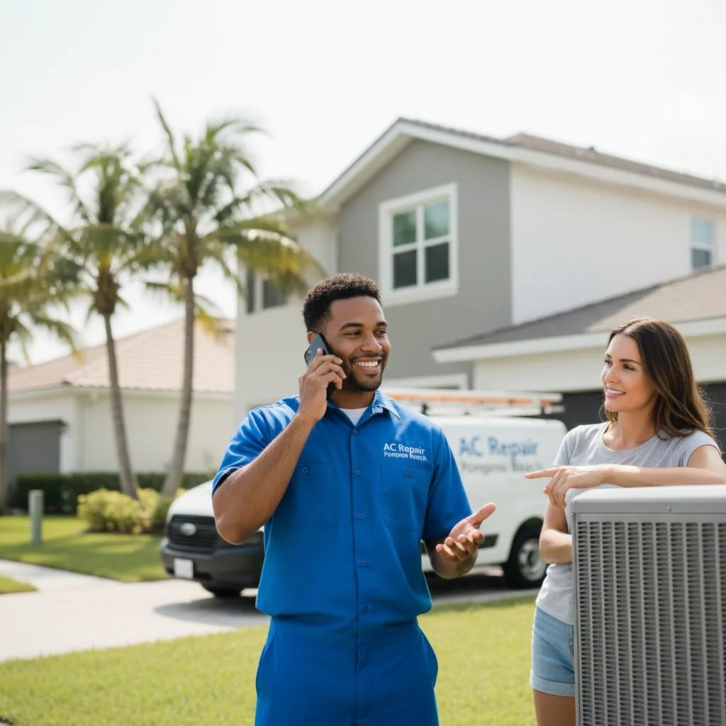 AC Repair Pompano Beach customer support in Humble